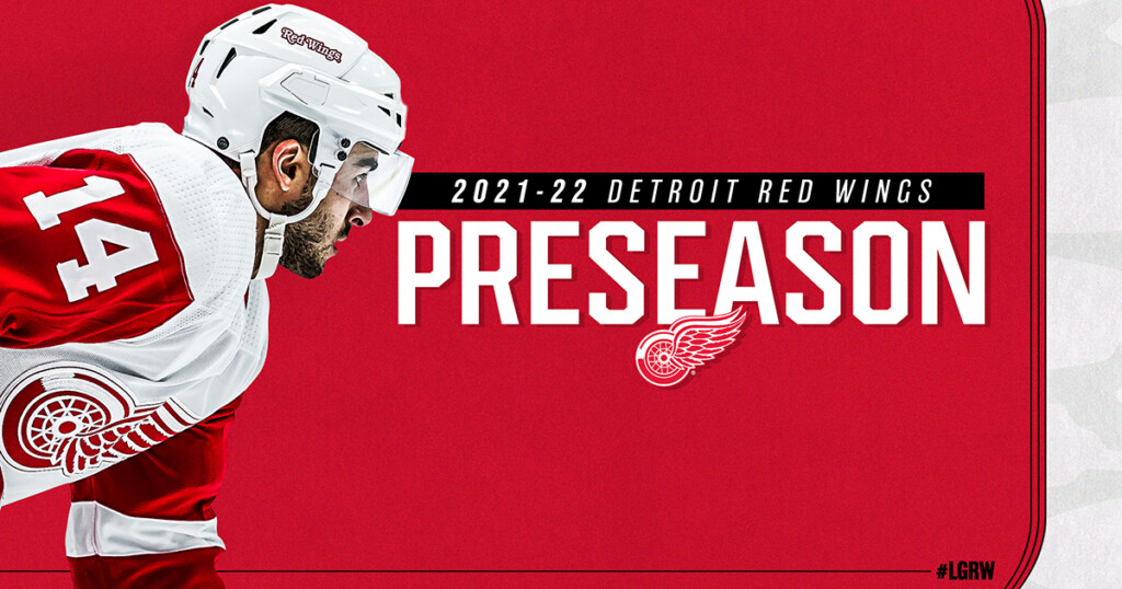 2022 23 Preseason Schedule Detroit Red Wings