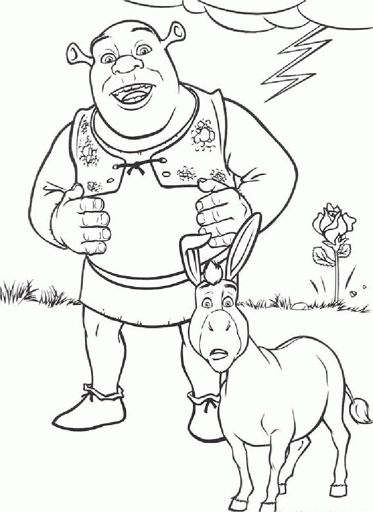  33 DIY Shrek Costume Birthday Party Ideas And Shrek Coloring Pages 