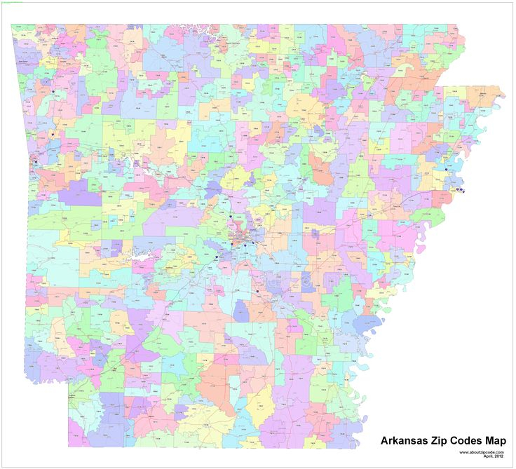 Arkansas Zip Code Map Map Coding