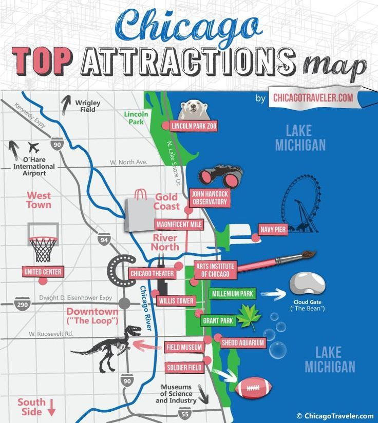 Chicago Miracle Mile Shopping Map Printable Chicago Tourist Map For