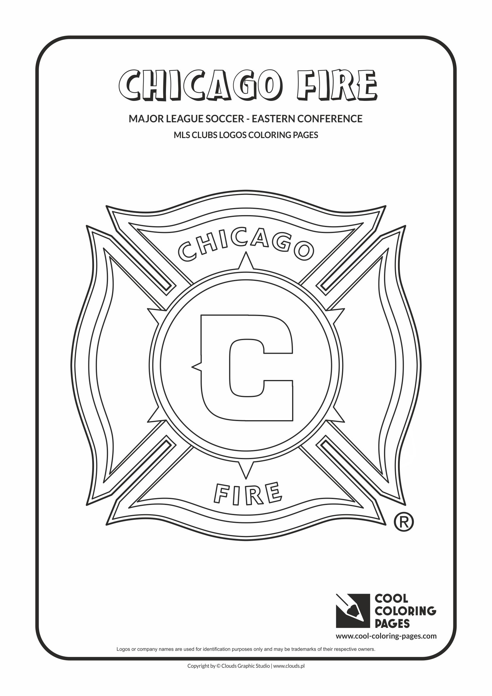 Cool Coloring Pages MLS Soccer Clubs Logos Coloring Pages Cool 