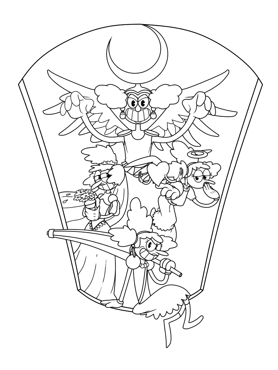 Cuphead Coloring Pages Print And Color