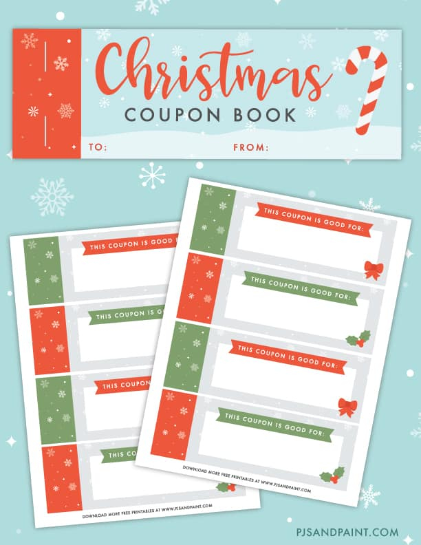 Free Printable Christmas Coupon Book Last Minute Gift Idea