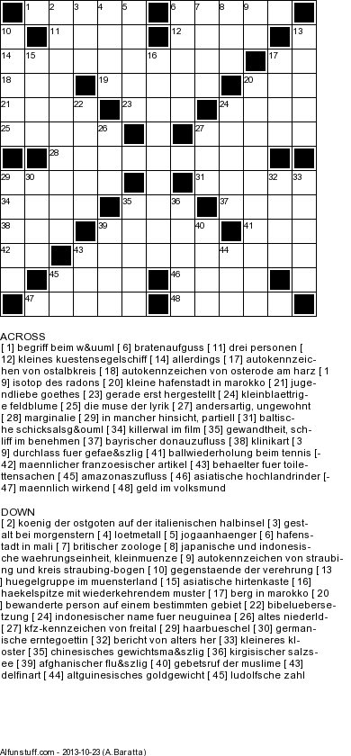 German Crossword Puzzles Printable German Word Games - FreePrintable.me