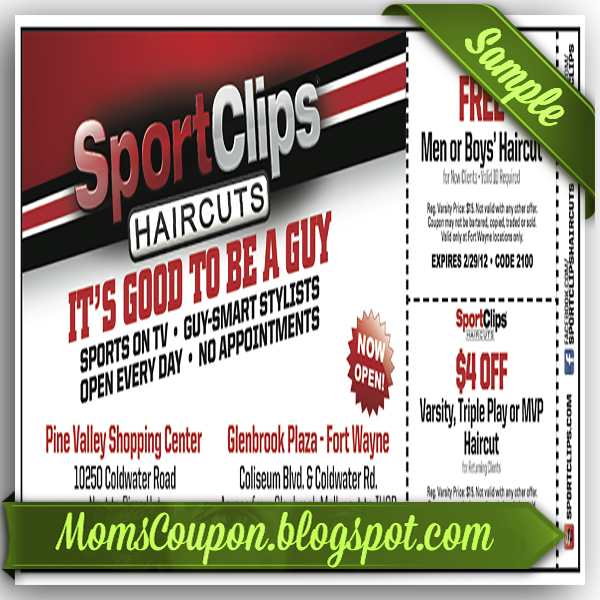 Get Sport Clips Coupons 2015 25 OFF MVP Free Printable Coupons 2015