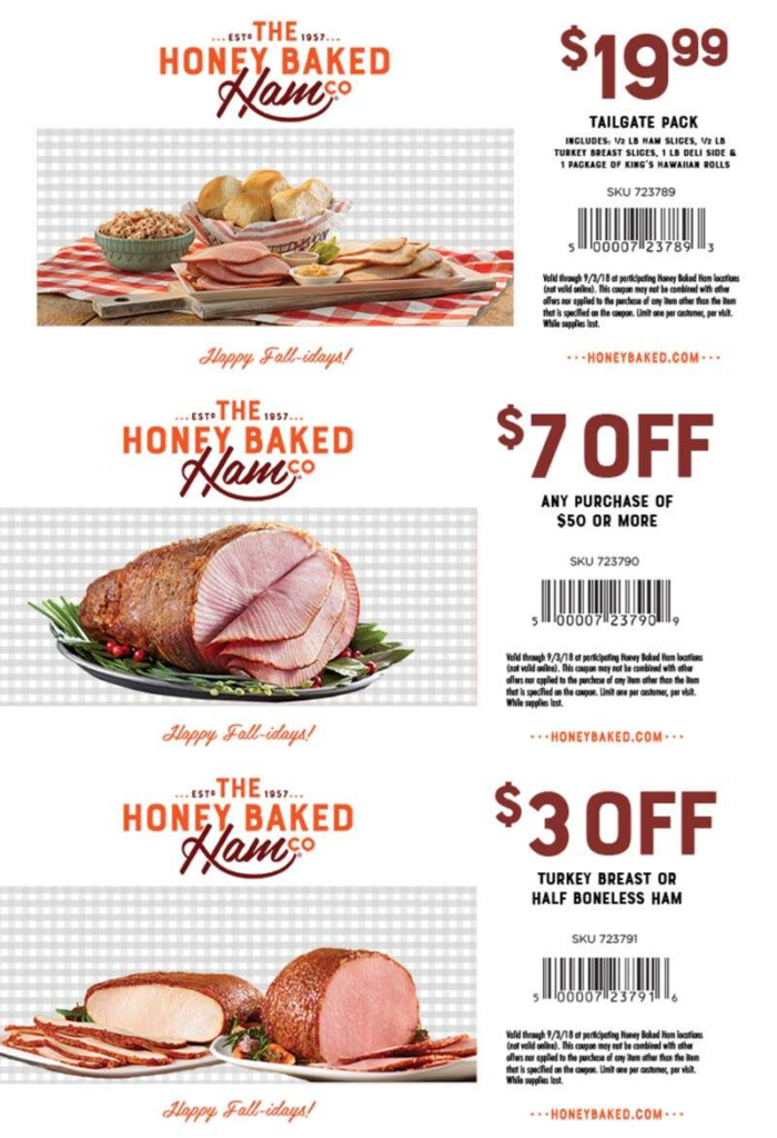 Honey Baked Ham Coupons Printable FreePrintable.me