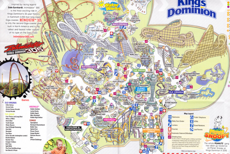 Kings Dominion 2010 Park Map 768x516 