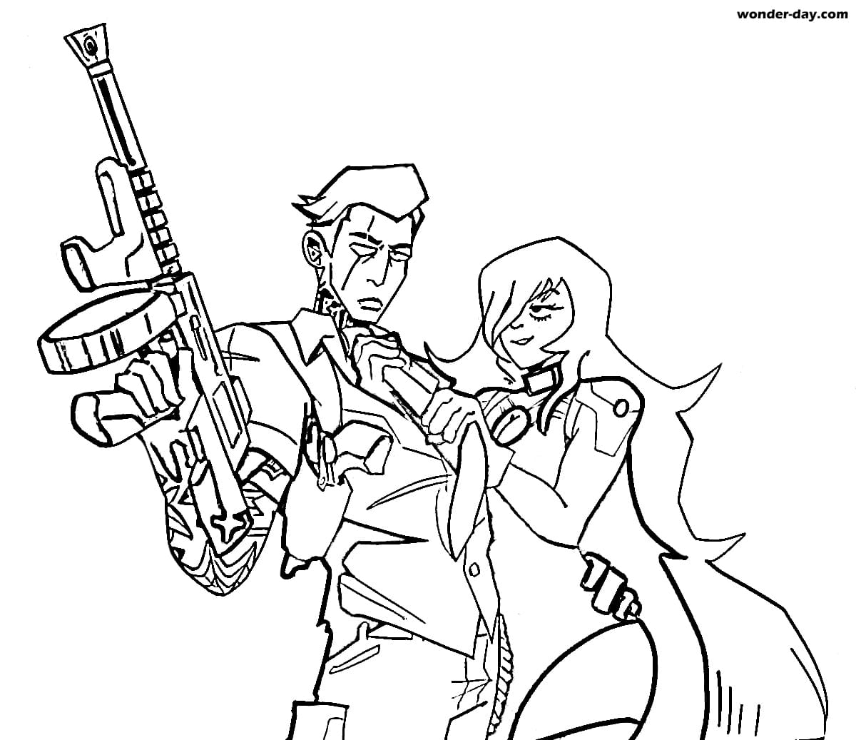 Midas Fortnite Coloring Pages Print For Free WONDER DAY Coloring 
