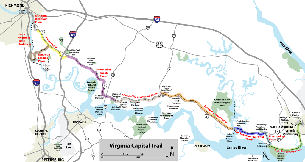 One Year After Opening Virginia Capital Trail A Bike Infrastructure 