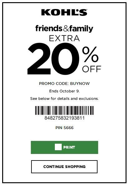 Up to date Kohls Coupons For 2021 Printable Coupons Online