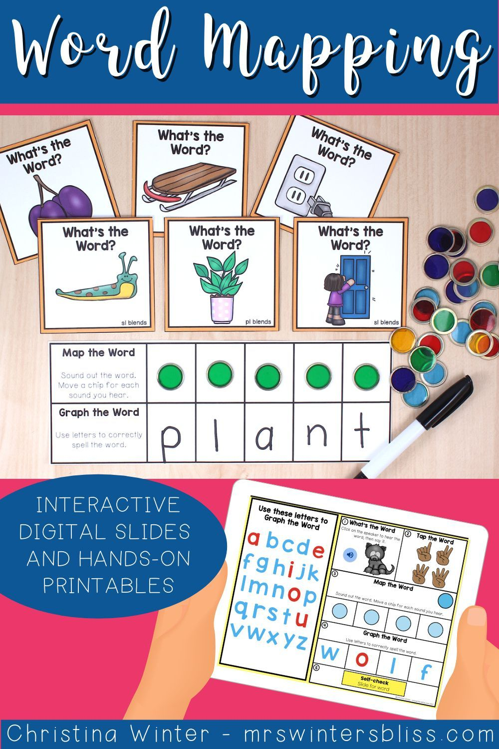 Word Mapping Connecting Phonemes To Graphemes Year Long BUNDLE